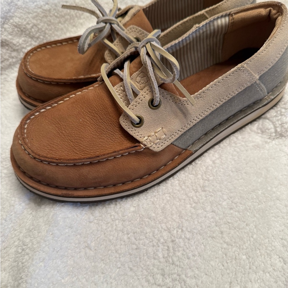 Women’s Ariat Two-Tone Casual Boat Shoes